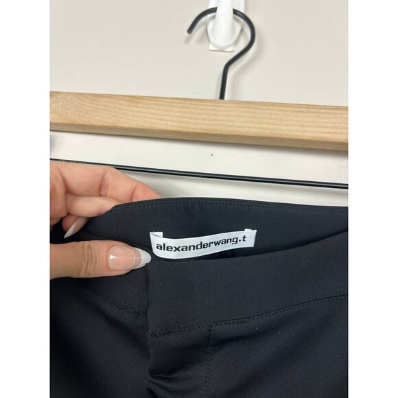 Alexander Wang T. High Waist Slim Trousers Black Sz 4 Quiet Luxary Office - Picture 5 of 8
